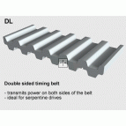 H-DL (T1/2") Double Sided Brecoflex® Timing Belts